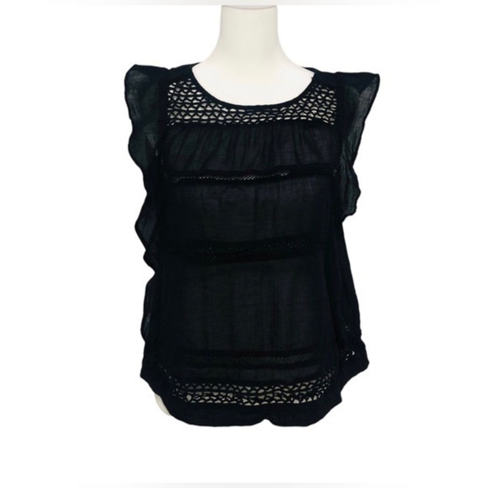 A.N.A New Approach Crop Crop Size M Black